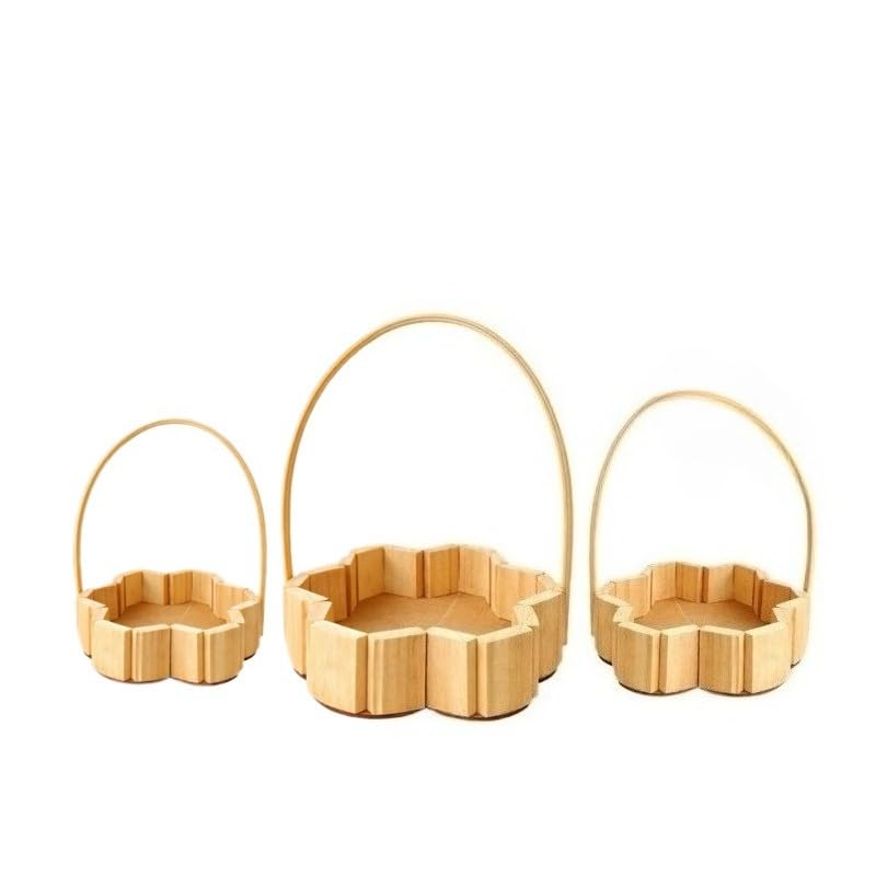 Cesta Flor De Madeira Kit 10 15 20 Para Presentes Em Datas