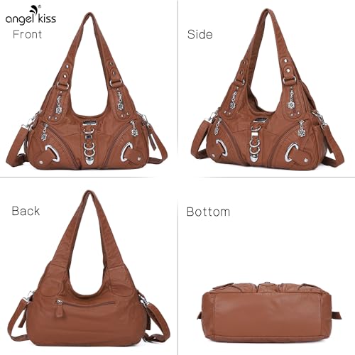 Image of Angelkiss Hobo Purses and handbags for Women Satchel Handbag Women Purses Large Daily Shoulder Bags
