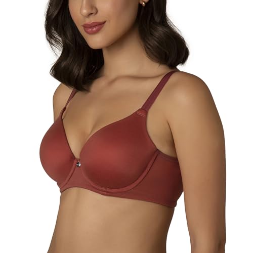 Image of Amante Padded Wired Full Coverage Adjustable Straps Classique Elegance T-Shirt Bra F0013 (Beige) (42DD)