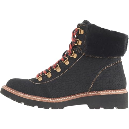 Bionica Danie Shearling Collar Lace-Up Boots - Waterproof, Insulated, (Black) (7)3