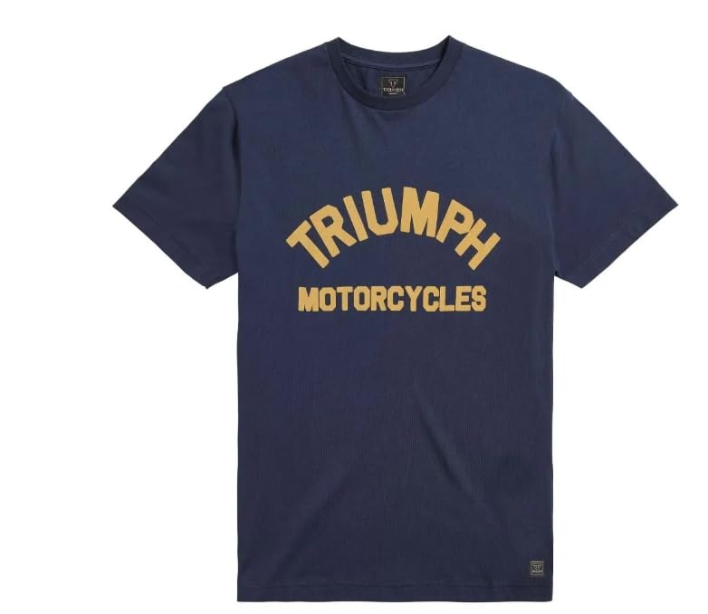 TRIUMPH Burnham Navy T-Shirt-L