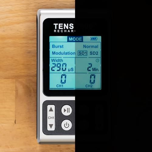 Image of TENS 7000 Rechargeable Elite TENS Unit Muscle Stimulator and Pain Relief Device - Advanced TENS Machine for Effective Back Pain, Nerve Pain and Muscle Pain Relief
