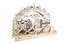Clever Creations Traditional Wooden Village Christmas Decoration | Festive Christmas Village with Battery Operated LED Christmas Lights | Detailed Wooden Decoration with Winter Snow and Christmas Tree