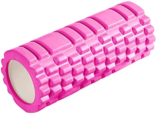 13" Rose Pink Foam Roller - DBSVOOMC - Perfect for Core Strengthening & Muscle Recovery