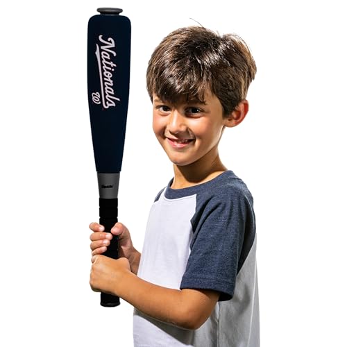 Image of MLB Washington Nationals Team Jumbo Foam Bat and Ball Set, 21-Inch, Blue