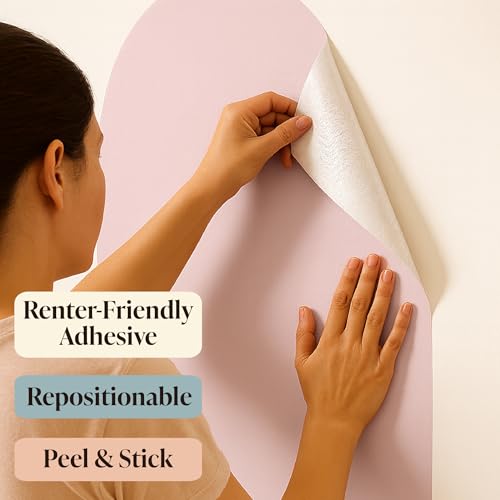 Vinilo decorativo mágico Orelle de pared arco rosa miniatura 5