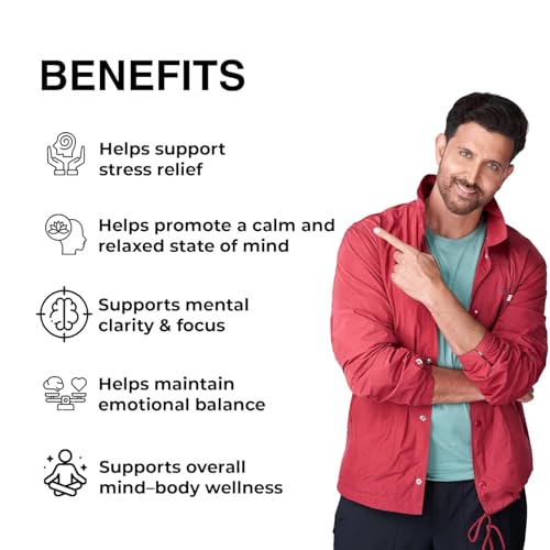 Image of OYB Brain Ease - Stress Relief & Mind Wellness Supplement with Ashwagandha, Brahmi, Jatamansi, Shankhpushpi & Sarpagandha | Ashwagandha & Brahmi Supplement for Men & Women | 30 Tablets