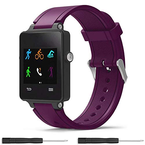 Correa de silicona compatible para Garmin Vivoactive miniatura 1