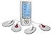 AccuMed Rechargeable Tens Unit Muscle Stimulator EMS Electronic Pulse Massager Stim Machine for Physical Therapy Back and Neck Pain Relief Portable Electric Tinge Electro-Therapy 16 Modes (AP212)