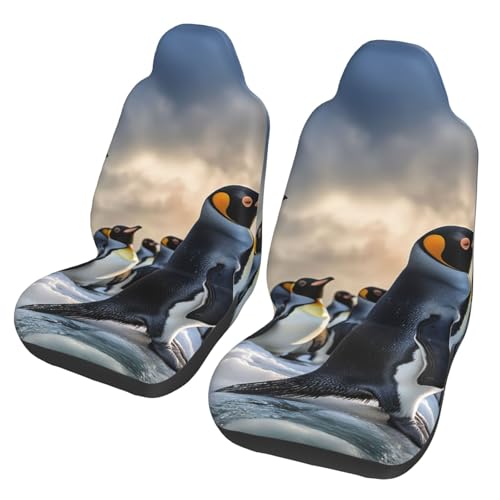Housse de siège voiture motif pingouin imperméable et respirante pour protéger votre auto