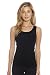 CS32013-L/XL-BLK Christian Siriano New York Ladies Tank Tops
