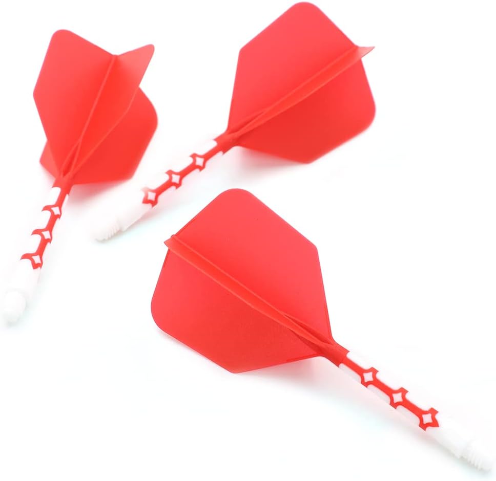 CUESOUL ROST T19 Integrated Dart Shaft and Flights 33mm Big Wing Shape-Say Goodbye to Falling Dart Flight