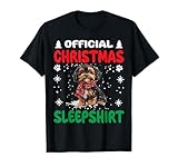 Photo Gallery yorkiepoo cane cane natale pigiama ufficiale natale maglietta Photo Gallery yorkiepoo cane cane natale pigiama ufficiale natale maglietta