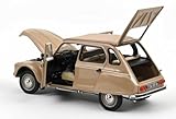 Marque NOREV NOREV Voiture de Collection Compatible avec Citroen Dyane 6 de 1983 Beige Colorado 1/18 Métal