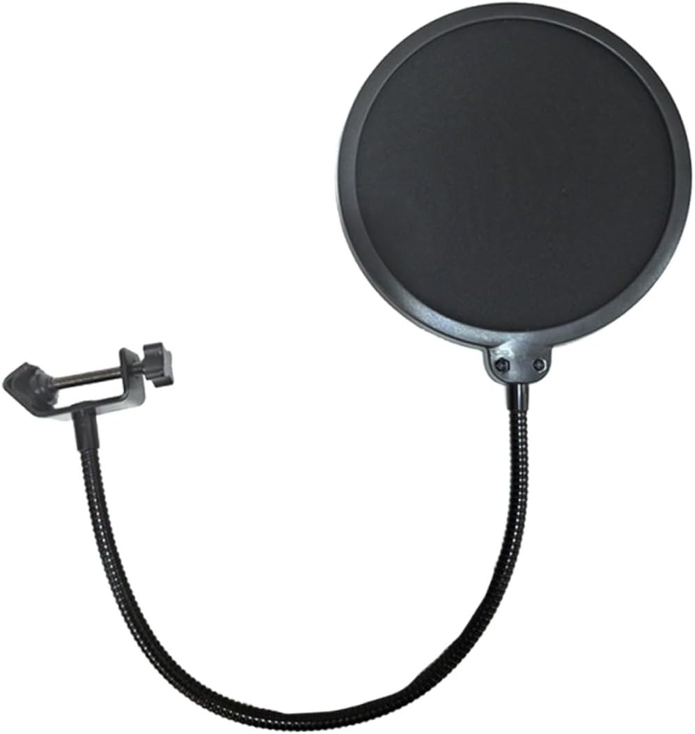 Yardwe Professional Broadcasting Mic Filter Double-layer Mic Windscreen for Recording