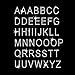 Basic Alphabet Iron On Rhinestone Crystal Transfer by Jubilee Rhinestones