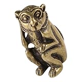 Singe de bureau : décoration de singe simple et délicate de petite taille, économisez de l'espace bureau, figurine de singe miniature décorative