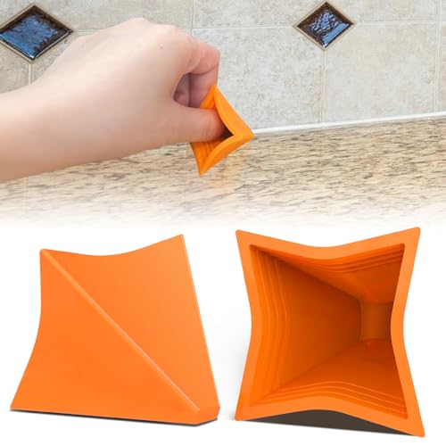 2 PCS Silicone Seam Tools Caulk Finishing Tool Set Silicone Remover Kit Reusable Caulking Applicator Sealant Finishing Tool for Kitchen Bathroom Floor Sink Joint