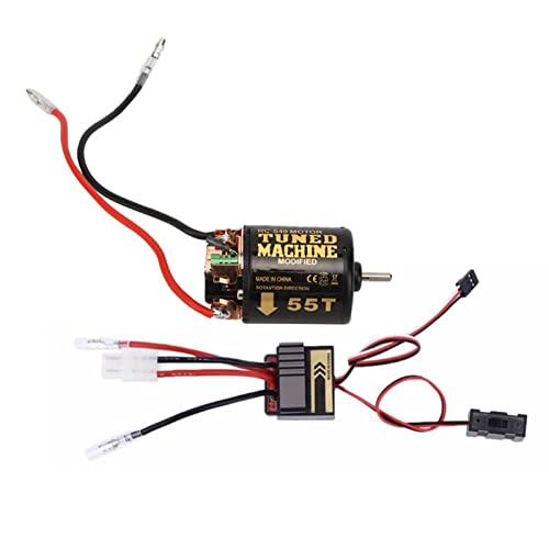 Almeigrity RC Cepillado Motor de Transmisión de Alta Frecuencia 320A Motor Cepillado ESC Coche de Escalada para (línea)