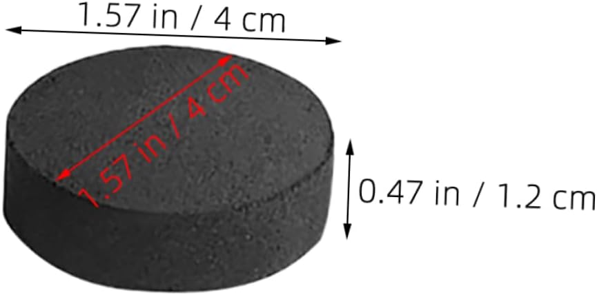 70Pcs Charcoal Tablets for Camping Lightweight Fire Starters for BBQ Outdoor Cooking and Grilling Natural Charcoal for Household Fireplace and Fire Pit Use