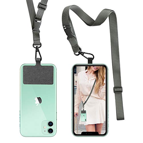 ROCONTRIP Crossbody Cordón Cruzado para Teléfono con Correa para el Cuello Cordón con Correa para el Cuello Compatible con la Mayoría de los Teléfonos Inteligentes para iPhone Cover