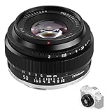 【Longitud focal estándar de 50mm】Lente TTArtisan 50mm F2, 50mm se conoce como la distancia focal estándar. El ángulo de visión está muy cerca de la vista humana real --- ni demasiada deformación ni espacio demasiado comprimido. No importa si es un profesional o un disparador, 50mm es una lente necesaria.