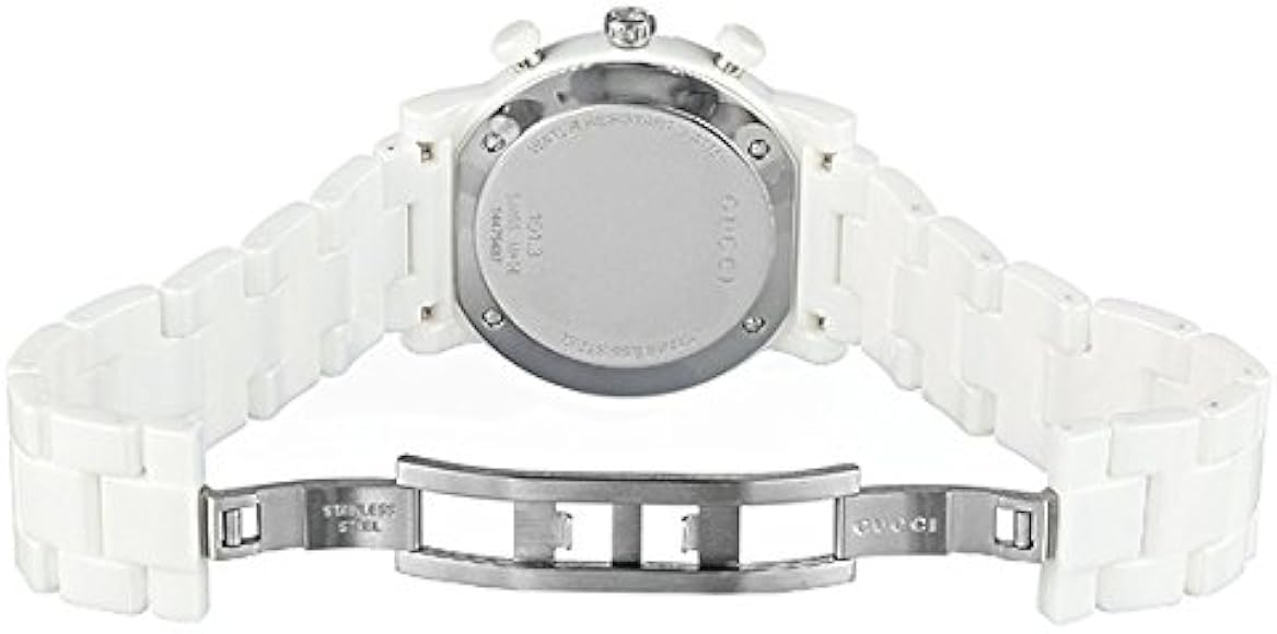 Amazon.co.jp: 【GUCCI】グッチ YA101353 ホワイトセラミック Gベゼル 