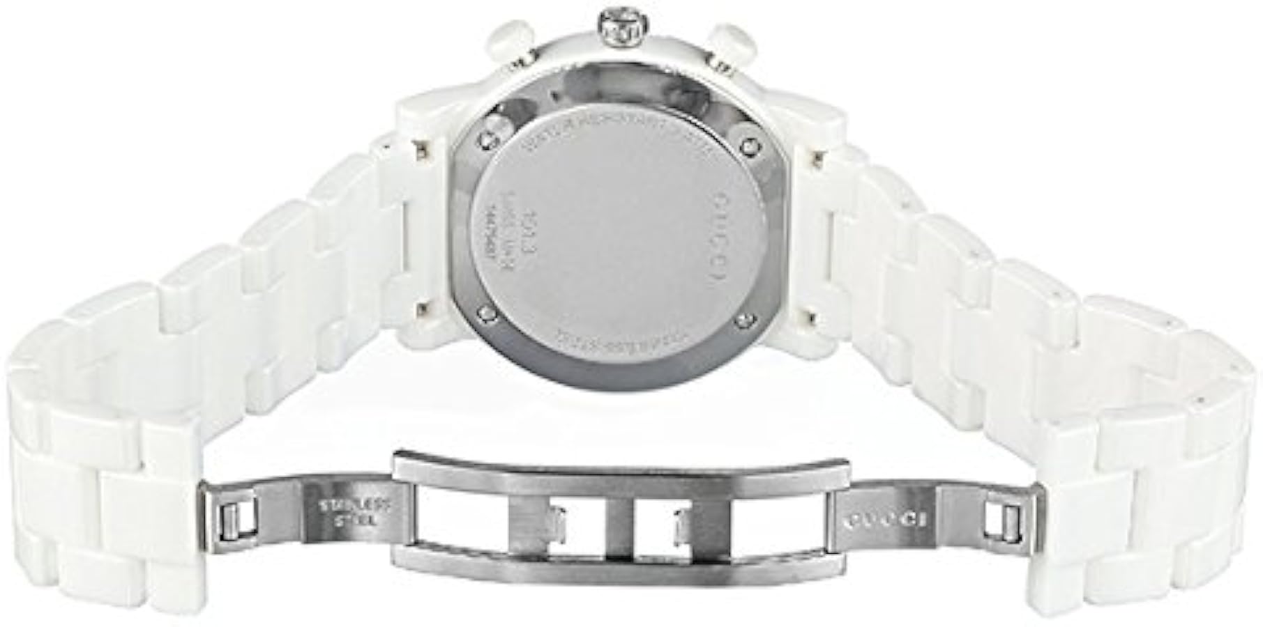 Amazon.co.jp: 【GUCCI】グッチ YA101353 ホワイトセラミック Gベゼル 
