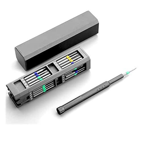 MISHUO 31 in 1 Precision Screwdriver Set, Multifunction Magnetic Driver Bit Set, Portable Mini Small Magnetic Screwdriver Set with Case Electronics Repair Kit for Phone, PC, Tablet, Glasses, Toys Cover