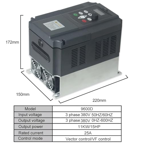 Variateur de fréquence triphasé pour réduire la consommation 380V - 6