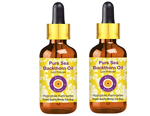 Huile de Argousier qualité thérapeutique naturelle extraite à froid flacon en verre 2x100ml