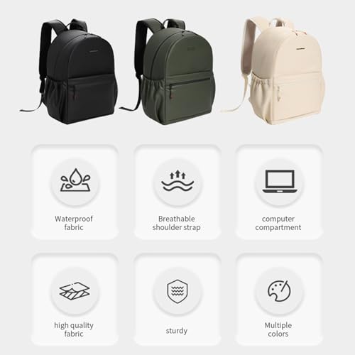 Mochila escolar espaciosa que soluciona los problemas de espacio y lluvia 5