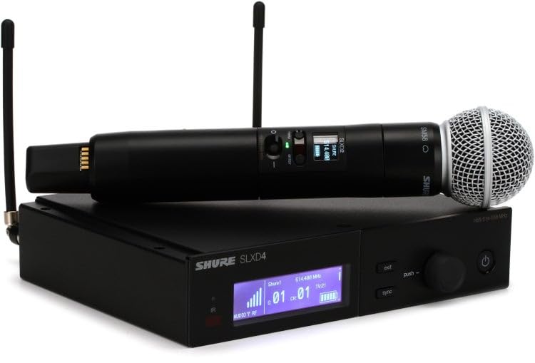 Shure SLXD24/SM58 Digital Wireless Microphone System - Includes