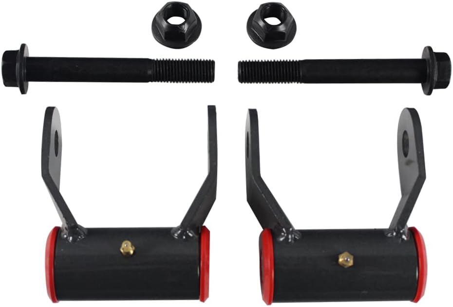 1" Rear Lift Shackles Leveling Repair Kit for 2015-2025 Ford F150 2WD 4WD 713210