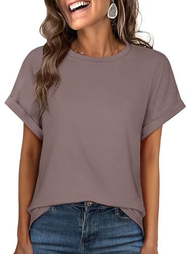 ANRABESS Oversized Tshirts for Women Summer Tops Short Sleeve Cas...