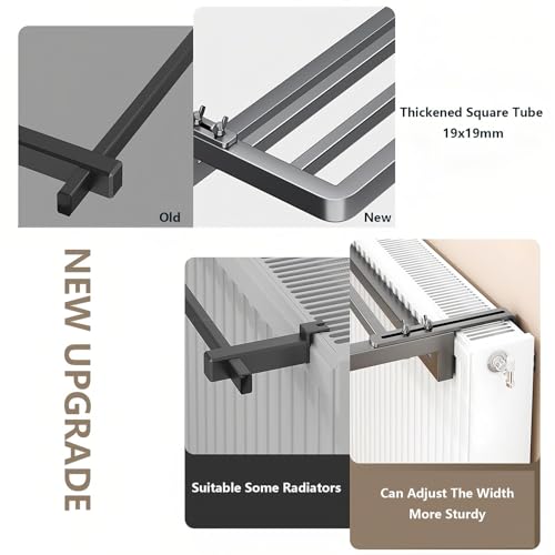 Séchoir à linge de radiateur réglable et pliable de qualité durable