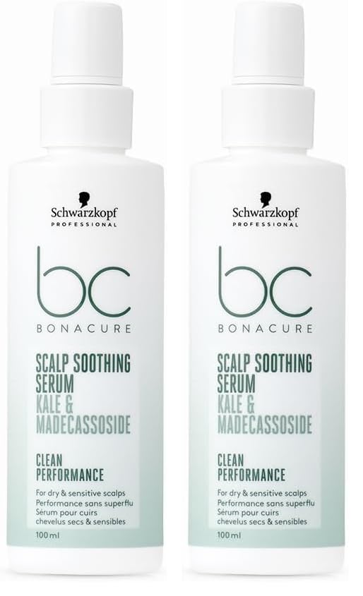 Image of Schwarzkopf Professonal Scalp Sootheing Serum 100ml for dry and sensitive scalp (Pack of 2)