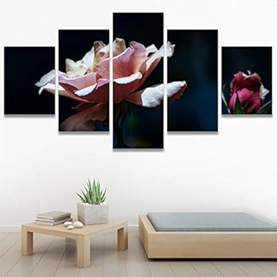 SIGNWIN 5 Panel Canvas Wall Art Modern Art...