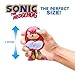 Just Toys LLC Sonic The Hedgehog Knuckles 4″ Buildable Action Figure – Sonic The Hedgehog Series 2 Collectible with Glow-in-The-Dark Emerald & Poseable Design