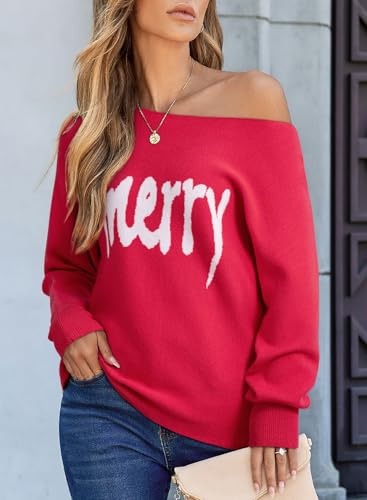 Image of EVALESS Casual Crewneck Sweaters for Women Fall Winter 2026 Lightweight Long Batwing Sleeve Pullover Sweaters Tops Clothes