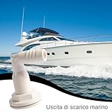 Ampia gamma di applicazioni: garantisci un drenaggio efficiente per la tua barca con il nostro connettore per scafo marino a 90 gradi. Si collega perfettamente all'impianto idraulico di bordo, per gli scarichi, i tubi della pompa di e altro ancora. Un must per ogni nave.