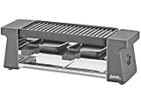 raclette für 2 media markt Geschirrhalterung und Standfuß aus Edelstahl, satiniert