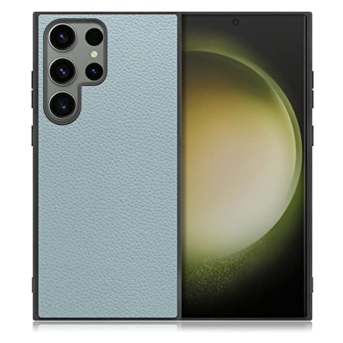 LOOF LUXURY-SHELL �{�v ���U�[ �X�}�z�P�[�X for Galaxy S23 Ultra �p �P�[�X �J�o�[ �X�g���b�v�z�[�� �V���v�� �ϏՌ� ���^ �y�� leather [�X�J�C�u���[]