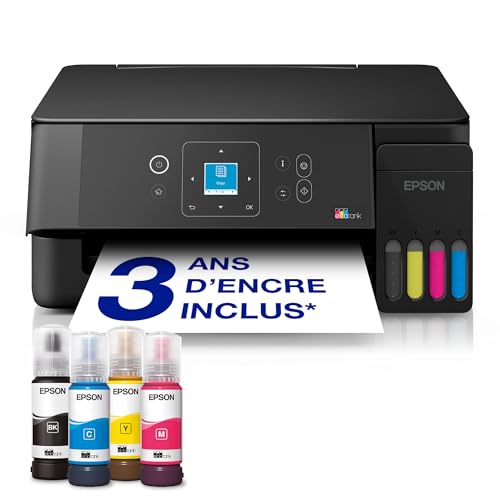 Epson EcoTank ET-2922 imprimante Wi-Fi idéale pour simplifier la vie des foyers actifs