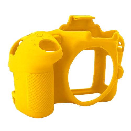 D3300 D3400 Camera Case, Lightweight Protective Cover Silicone Camera Case for D3300 3400, Protective Housing Case Lightweight Camera Silicone Cover Skin (Yellow)