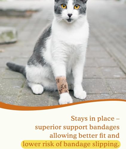 Image of A-Tape Breathable Self Adhesive Cohesive Bandage for Humans & Pets (Dogs, Cats, Birds) -Sports, Wrap, Athletic, Non Woven First Aid Medical, Wrist, Swelling (10 cm X 4.5 mtr) (Pack Of 6, Beige)