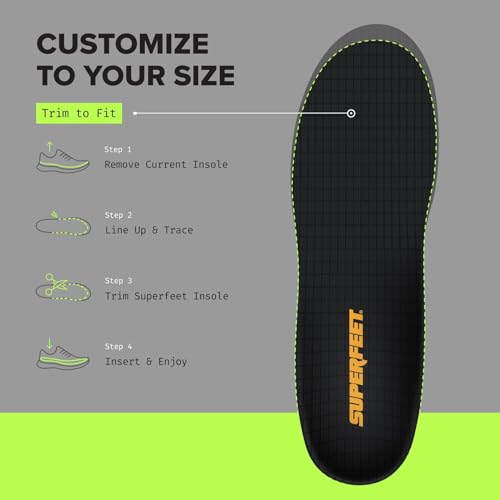 Plantillas Superfeet Work ESD para trabajo, talla 9.5-11 hombres miniatura 7