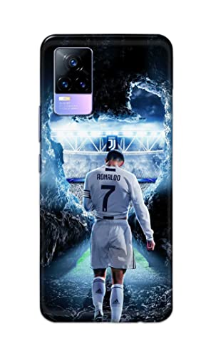 Image of Printed Hard Back Cover Case for Vivo Y73 | Vivo V21e 4G Back Cover (Footbal Legend) -1302