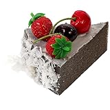 Uonlytech Simulation Kuchen Künstliche Kuchen-Foto-Requisite Kuchen-Display-Modell Requisiten Für Den Dessertladen Prop-kuchenstück Künstliche Cupcake Modelle Kuchenmodelle Nachtisch Creme