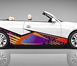 seitendekor honda civic Folie : ORACAL mit Luftkanälen